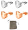 Eniyou Lymph Ohrringe 2 PCS Magnet Ohrringe Damen Lymphatische Ohrringe Kommt mit 1 Aufbewahrungstasche mit Kraftvoller Akupunkturbehandlung Germanium Lindern Müdigkeit (Silber Roségold)