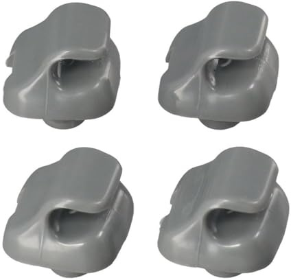 4 PCS Car Sun Visor Clips, 74437 88217S04003ZA Gray Clip Replacement Car Accessories Parts for Honda, for Civic, for CR-V, for A-cura, for TSX, for RSX