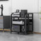 YQMHEZ Audio Rack HiFi Regal, 2/3/4-stufiges HiFi Rack, Phonoschrank, Medienständer und Komponentenschrankregal, HiFi-Racks und -Ständer, Audio-Rack-Schrank for Wohnen, Aufnahmeraum(19.7x15.7x23in)