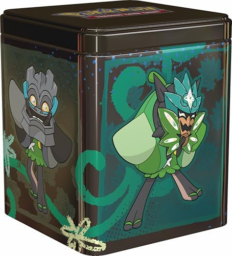 Pokémon-Sammelkartenspiel: Stapel-Tin-Box Ogerpon - 3 Boosterpacks & 2 Stickerbögen (Deutschsprachige Version)