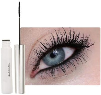 Waterproof 4D Silk Fiber Mascara - Extra Long Thick & Voluminous Lashes, Black Long-Lasting Waterproof Formula for Makeup