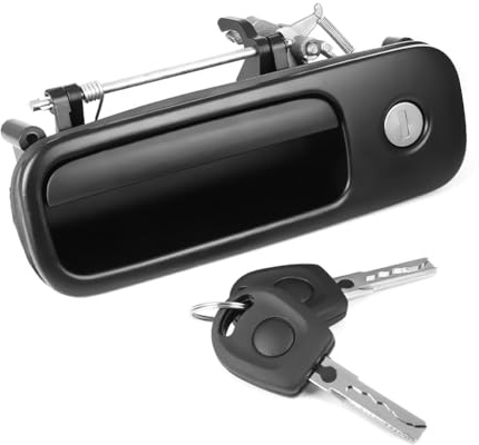 Poignée de hayon avec serrure compatible avec VW Golf 3 4 Lupo 6X Polo 6N Caddy III Sharan 7M Transporter T5 T6 Multivan 1J6827565B