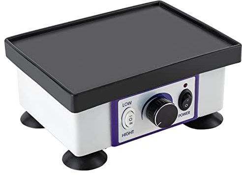 Rüttelplatte, Gipsrüttler, Dental Oszillator 20.7 × 10.5cm, Maximale Belastbarkeit 2 kg, 2 Gangstufe für die Herstellung von Gipsmodellen und das Entfernen von Schaumstoff usw, 120W 220V