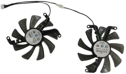 YANLUOZ 2Pcs FY09015M12LPA,T129215SU,VGA Cooler Fans, For Kinology for RTX 2060 SUPER VENTUS 8G, For 3060 Ti 8GB Gaming Laptop parts(FY09015M12LPA)