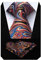 HISDERN Herren Krawatte Blume Paisleyn Hochzeit Krawatte & Einstecktuch Set