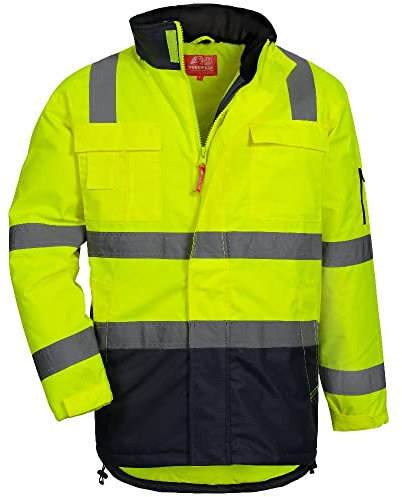 Nitras Damen Nitras MOTION TEX VIZ Warnschutzparker neongelb XS, Neongelb, XS EU