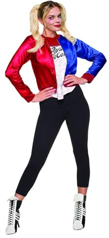 Generique - Harley Quinn jacket with t-shirt women- Large (UK 14/16)