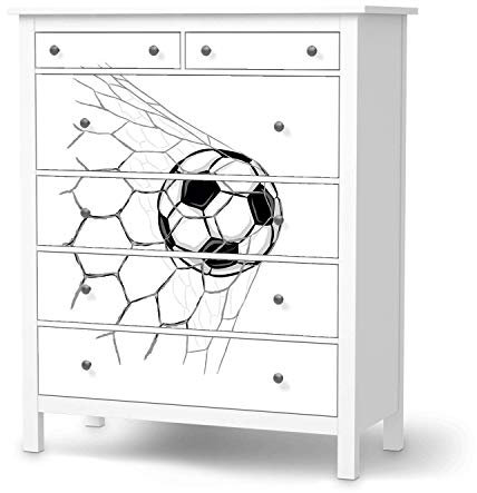 Möbeltattoo für Kinder - passend für IKEA Hemnes Kommode 6 Schubladen I Tolle Möbeldekoration für Baby-Zimmer Deko I Design: Eingenetzt