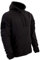 AR TACTICAL Taktischer BW Fleece Pullover mit Hoheitsabzeichen BW Hoodie mit Klett + Rubber Patch (Schwarz, L)