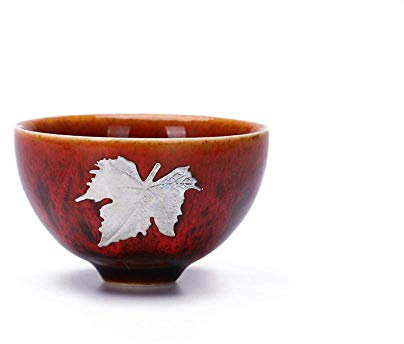 Tazza da tè in Argento con bergamotto e Loto Boutique 999 Set da tè in Argento Sterling intarsiato per la casa