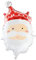 Folienballon Weihnachtsmann 37x60cm Weihnachtsdekorationen