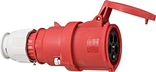 Brennenstuhl CEE-Kupplung mit Klappdeckel (400V/63A, 5-polig, IP44, Made in Germany)