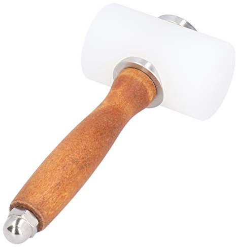 Martillo de herramientas de cuero, martillo de goma pequeño Martillo de cuero Martillo de tallado de cuero Mazo para joyería Artesanía de cuero Trabajo de cuero