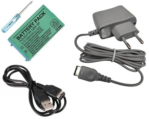 Link-e : Zubehorpaket Kompatibel mit der Nintendo GBA SP (Gameboy Advance SP) Konsole