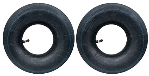 2PCS Wheelbarrow Inner Tube 4.10/3.50-4 Bent Valve fits 10 Wheelbarrow Tire, Lawn Movers, Hand Trucks, Carts Replacement Inner Tubes