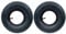 2PCS Wheelbarrow Inner Tube 4.10/3.50-4 Bent Valve fits 10 Wheelbarrow Tire, Lawn Movers, Hand Trucks, Carts Replacement Inner Tubes