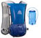 Laufrucksack Trinkrucksack 5L Leichter Laufen Rucksack Fahrradrucksack mit Optional Trinksystem für Damen Herren (Blau mit 1.5LTrinkblase)