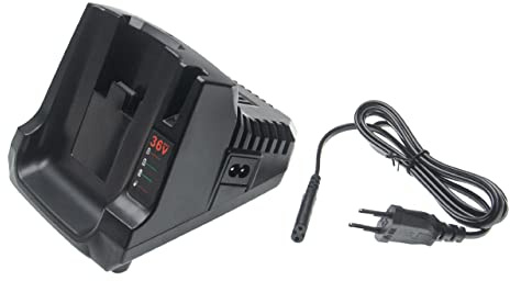 vhbw Ladegerät kompatibel mit Black & Decker CST1200 | CST800, GLC3630L, GLC3630L20, GTC3655L, GTC3655L20 Werkzeug Li-Ion-Akkus