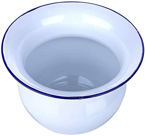 BERTY·PUYI Pot De Chambre Émail Toilettes Portables Pot De Chambre Acier Émaillé Métal Émaillé Femmes Enfants Aîné Urinoirs Pot De Nuit pour Adultes Et Enfants
