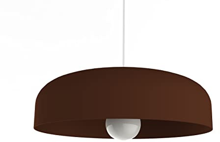 L+ Hängelampe Wohnzimmer Metall Zylinder Form Kronleuchter Moderne Küche Kronleuchter Durchmesser 40cm-50cm (Cortenbraun)