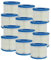 vhbw 12x Cartouche filtrante Type VI Compatible avec Bestway Lay-Z-Spa Vegas Spa, Bain à remous - Filtre de Rechange Blanc/Bleu