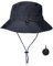 WANYI Unisex Fischerhut Heren Sommer mit Schnur Abnehmbar Sonnenhut Damen Faltbar UV Schutz Sommerhut Anglerhut Wasserdicht Tragbar Bucket Hat Regenhut 55-58cm (Schwarz)
