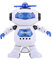 PNJB Unique Robot Toy - Singing Dancing Age 3+ 360° Rotatable Lighting Humanoid, Children's Playful Gift with Transformation Models
