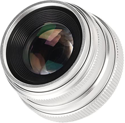 35 Mm F1,6 Festbrennweitenobjektiv mit Manueller Fokussierung, F1,6-Blende, 18-Grad-Betrachtung, MC-Mehrschichtvergütung, C-Mount, Festes Objektiv für die Fotografie