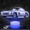 Lampephoto.fr Nachttischlampe - Touch-Nachtlicht Auto SL 300 Gullwing 3D-LED-Lampe Illusion, Geschenkidee Weihnachten Geburtstag Junge und Mädchen Nachttischlampe Kinder- oder Erwachsenenzimmer
