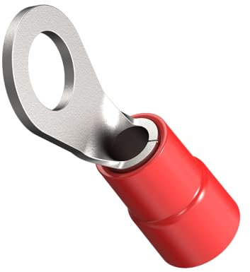 ERKO Ringkabelschuhe 35mm2 M10 Set 10 Stück I Professionalle kupfer, galvanisch verzinnt I nach DIN 46234 I Polyamid-Isolierung I für Mehraderkabel Cu I schützt elektrische Verbindungen