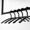 Home Deluxe - Kleiderbügel Rack - Schwarz, 47 x 2 x 18 cm I Kleiderbügel-Set Garderobenhaken Kleideraufhänger (50er Set)