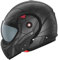 ROOF Helm Boxxer 2 Kendo schwarz Größe L | | Helmen | Quick Release ratelsluiting | Kunststoff | geeignet für Mofa, Moped, Motorrad, Roller