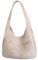 CUNGGI Tragetaschen für Damen große Umhängetasche Hobo Tote Bag aus veganem Kunstleder lässige Retro Schulterhandtasche für den täglichen Gebrauch (Weiß)