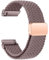 AidorMax Nylon Uhrenarmband 22mm mit Verstellbares Magnetischem Verschluss für Herren und Damen, Bequeme Passform Elastisches Ersatzarmband für Smartwatches und Uhren (Rauchviolett)