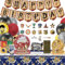 Decorazioni per Feste di Compleanno Harry: Decorazioni di compleanno Wizard per Bambini - 16 Ospiti Stoviglie per Decorazioni di Compleanno di Mago - Harry Decorazione per Feste a Tema