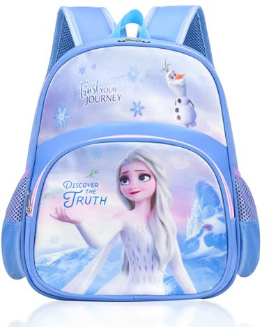yumcute BX Frozen Rucksack Kindergarten Mädchen, Frozen Kindergartenrucksack für Mädchen von 3-12 Jahren, Kinderrucksack, Das Perfekte Geschenk für Mädchen, Die Frozen Lieben