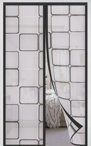 Thermovorhang Wärmeschutzvorhang 110 x 220cm Winter Kalteschutz Isolier Schutz Für Tür Magnet Thermo Türvorhang Fliegengitter Wasserdicht Fliegenvorhang für Balkontür Wohnzimmer Terrassen Küchen