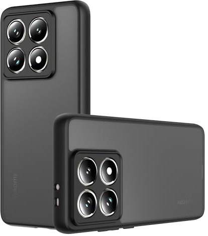 Lemxiee Case für Xiaomi 14T Pro Handyhülle,Anti-Fingerabdruck/Absturzsicherung/rutschfest Flexibles Silikon + Mattiertes Acryl-Schutzhülle Cover für Xiaomi 14T Pro hülle