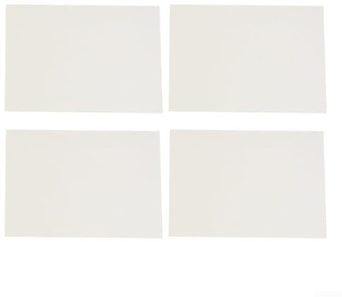 Eawfgtuw A4 21 * 29Cm High Temperature 3Mm Ceramic Fiber Gasket Paper DIY Cut Fireproof Insulation Sheet, Flue Pipe Stove Glass Seal Heat Resistant Gasket Material Multi Fuel Stove(B)