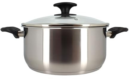 MENASTYL - Faitout first 24cm en acier inoxydable avec couvercle - 6020256