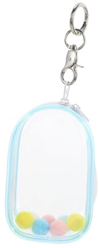 MAGICLULU Puppen-Aufbewahrungstasche mit Reißverschluss Tragbarer Organizer für Kleine Puppen Staubdichter Schutz Spielzeug-sammlerkoffer Präsentationstasche für Puppen und Minifiguren