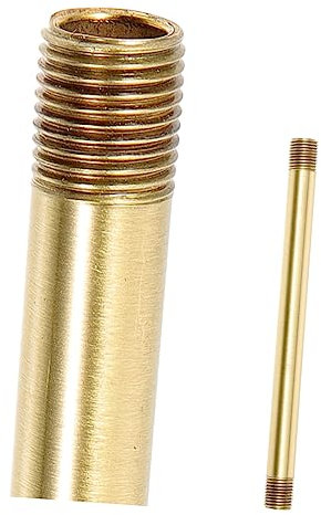 ABOOFAN Stab Für Hängeleuchten Aus Kupfer Gerade Leuchtenrohr Für Diy-lampenbausätze Ersatz Für Lampenteile Kabeldurchführbar Robust Und Rostfrei