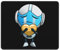 Mouspad Weinender Süßer Roboter Mac-Gaming-Zubehör Rutschfester Mousepad Erstklassiges Tracking Und Stabilität Mauspad For Computer Alle Maustypen Macbook 25X30Cm