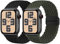 Cinturini Intrecciato Compatibile con Apple Watch Cinturino 38mm 40mm 41mm 42mm (Serie 10) Donna Uomo, Elastico Sport Nylon Loop Cinturini con Chiusura Magnetica per iWatch Serie SE 9 8 7 6 5 4