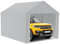 YRHome 3 x 4 m Grande garage per tenda invernale – stabile tenda per garage e magazzino con tetto in PE (170 g/m²) per auto, SUV, camion, barca, riparo resistente ai raggi UV come tenda da pascolo per