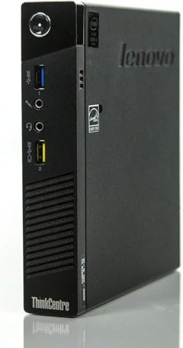 Lenovo ThinkCentre M93p USDT Tiny Quad Core i5-4590T - Ordenador de sobremesa (256GB Disco Duro SSD, 8 GB de Memoria, Win 11 Pro, Wi-Fi (Reacondicionado) (Sin Periféricos)
