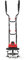 RELAX4LIFE Motozappa Elettrica 1200W/750W, Zappatrice con Larghezza di Lavoro: 36cm/32cm, Profondità: 22cm, Pulsante di Sicurezza e Maniglia Pratica, Motozappa per Giardino e Prato (Rosso | 750W)