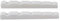 Sillet de guitare Sillet en os standard 2 pièces pour guitare basse 5 cordes