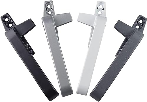 Universal Fenster Fenstergriff Solides Modell 50 für Alu-Fenster, mehrfarbig, links und rechts(Light Grey,Left)
