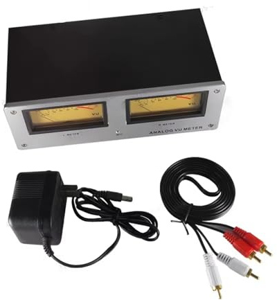 Analoges VU-Meter, 2-Wege-Verstärker-/Lautsprecherschalter, Audio-Umschaltbox, Sound Control Square VU-Meter MIC-73